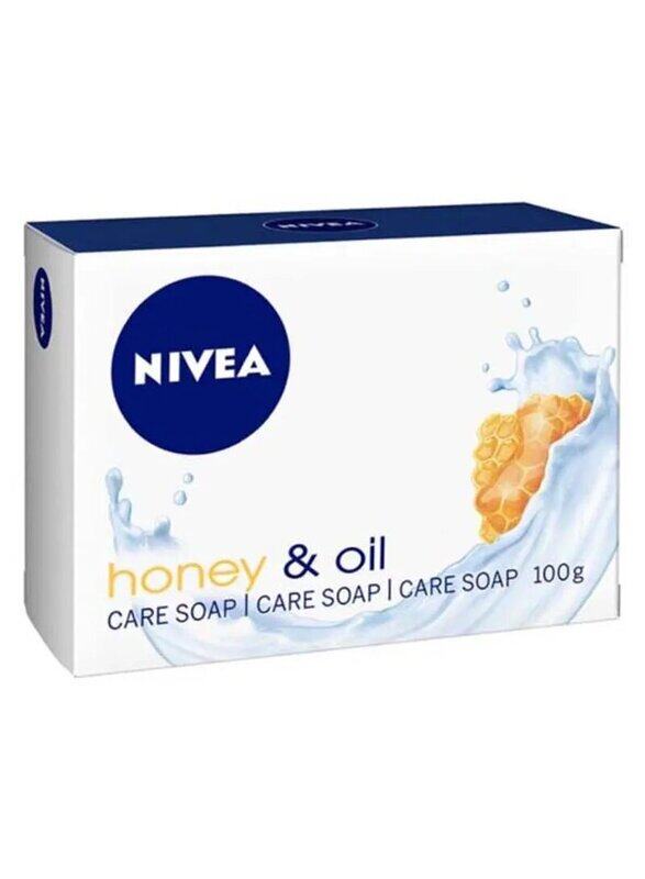 

Nivea Honey & Oil Care Soap Bar for Women, 100gm