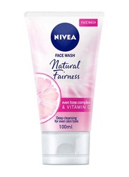 Nivea Natural Fairness Cleansing Face Wash with Even Tone Complex and Vitamin C, 100ml