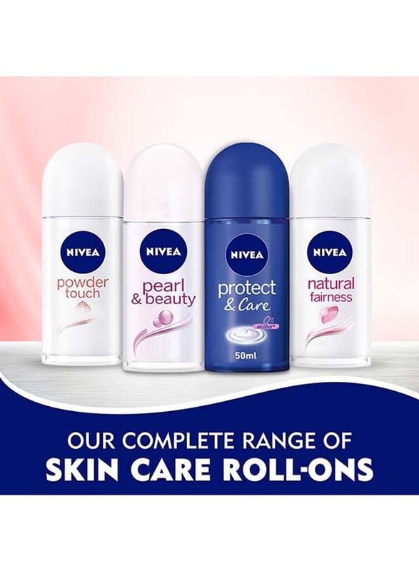 Nivea Pearl & Beauty Roll-On Deodorant for Women, 50ml