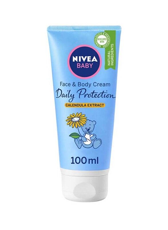 

Nivea 100ml Daily Protection Face & Body Cream for Babies, White