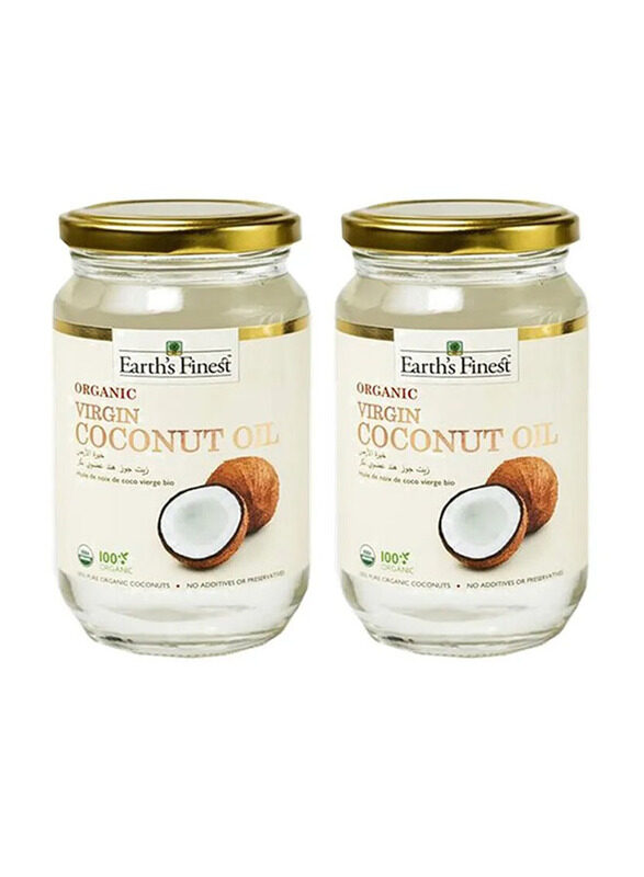 

Earth's Finest Virgin Cold-Pressed Coconut Oil, 2 x 500ml