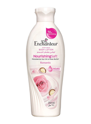 Enchanteur Nourishing Soft Romantic Lotion With Macadamia Nut Oil And Shea Butter, 250ml