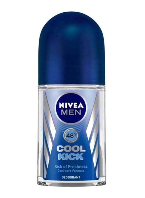 Nivea Cool Kick Anti-Perspirant Roll-On for Men, 50ml 