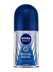 Nivea Cool Kick Anti-Perspirant Roll-On for Men, 50ml 