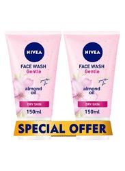 Nivea Gentle Cleansing Face Wash, 150ml, 2 Pieces