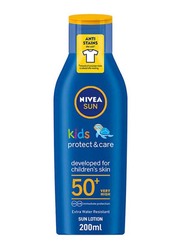 Nivea 200ml Sun Kids Moisturizing Sun Lotion with UVA & UVB Protection & SPF 50+ for Kids
