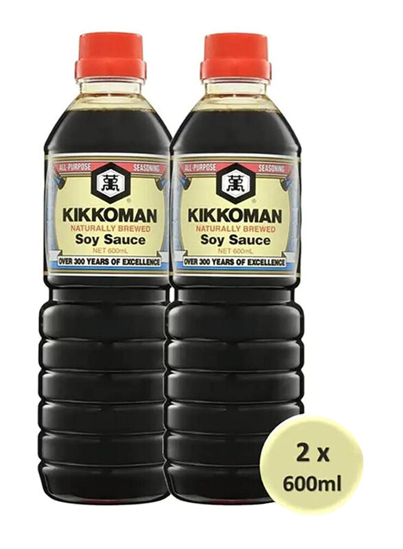 

Kikkoman Soya Sauce, 2 x 600ml