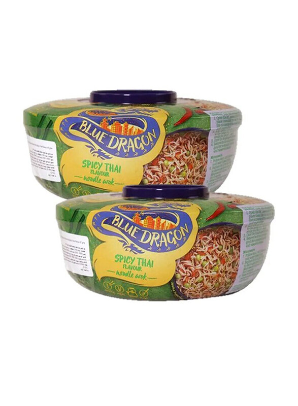 

Blue Dragon Spicy Thai Flavour Noodle Wok, 2 x 67g