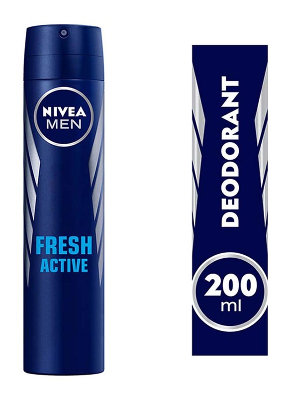 Nivea Fresh Active 48h Deodorant for Men, 200ml