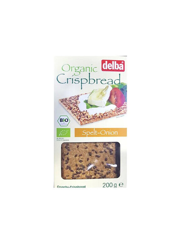 

Delba Organic Spelt Onion Crispbread, 200g