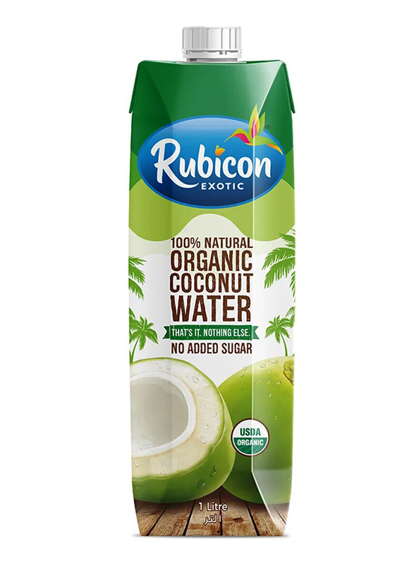 Rubicon 100% Natural Organic Coconut Water, 1 Liter