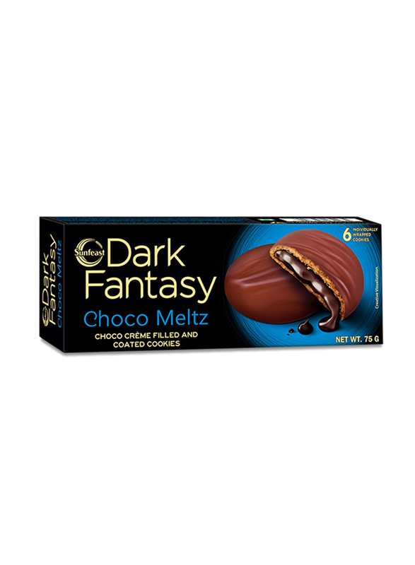 Sunfeast Dark Fantasy Choco Meltz Filled Cookies, 75g