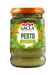Sacla Italia Pesto Classic Basil Sauce, 190g