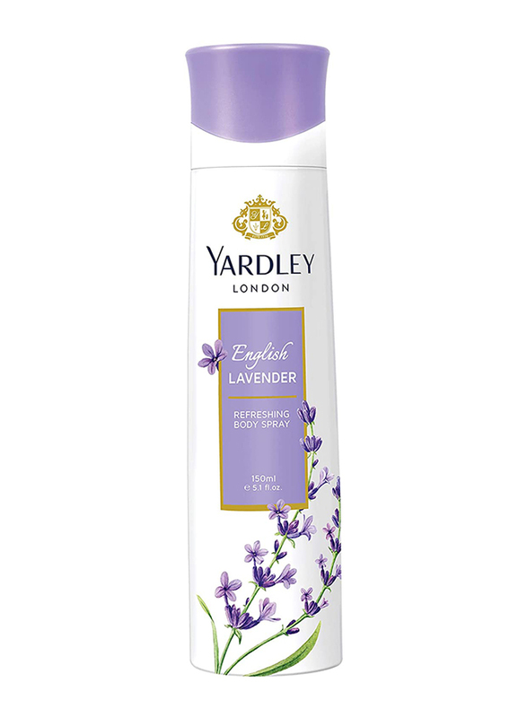 Yardley London English Lavender Body Spray, 150ml