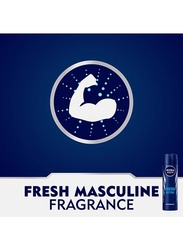Nivea Fresh Active Deodorant Spray for Men, 2 x 150ml
