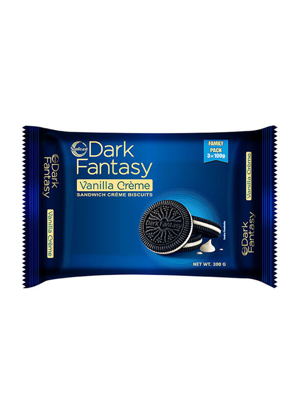 

Sunfeast Dark Fantasy Vanilla Creme Cookies, 3 x 300g