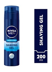 Nivea Men Fresh & Cool Shaving Gel, 200ml