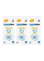Waterwipes 48 Pieces Nose to Toes Bathing Wipes for Baby, Newborn, White
