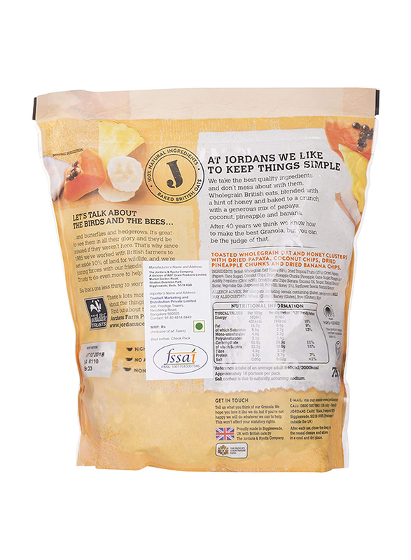 Jordans Tropical Fruits Crunchy Oat Granola, 750g