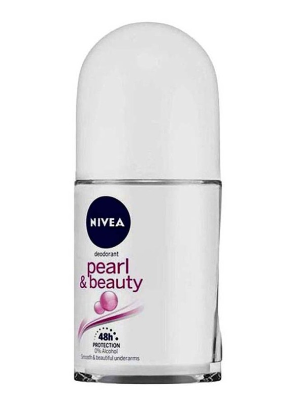 Nivea Pearl & Beauty Roll-On Deodorant for Women, 50ml