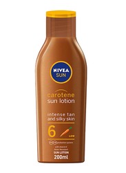 Nivea Carotene Sun Lotion SPF6, 200ml