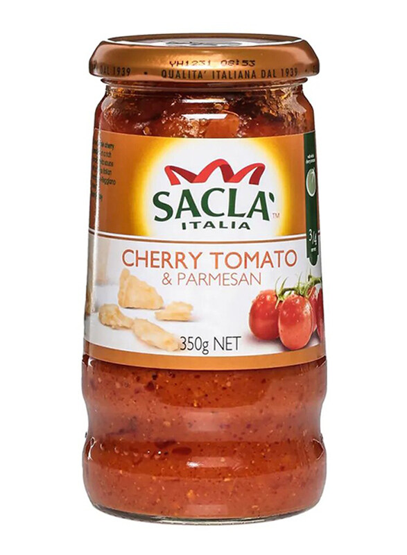 

Sacla Italia Whole Cherry Tomato & Parmesan Pasta Sauce, 350g