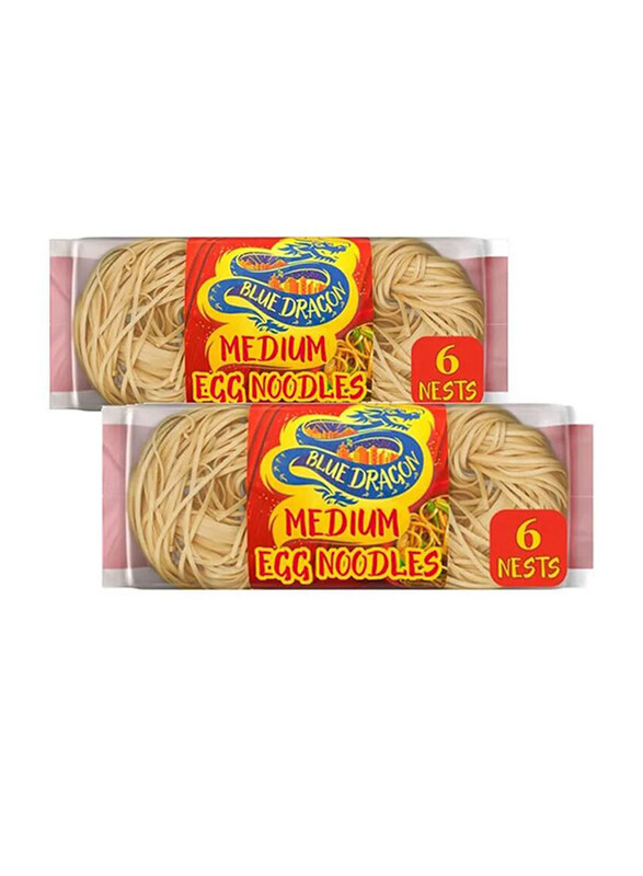 

Blue Dragon Medium Egg Noodle Nests, 2 x 300g