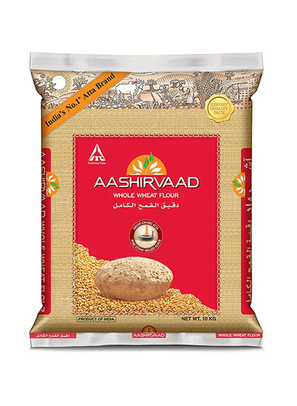 

Aashirvaad Whole Wheat Flour, 10 Kg