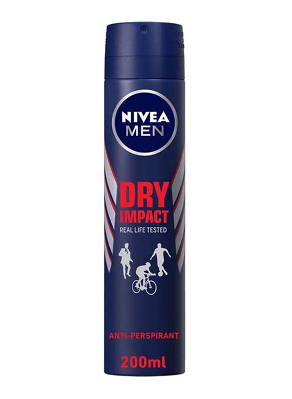 Nivea Dry Impact Antiperspirant Spray, 200ml 