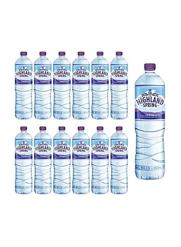 

Highland Spring Water Bottle, 12 x 1.5 Litre