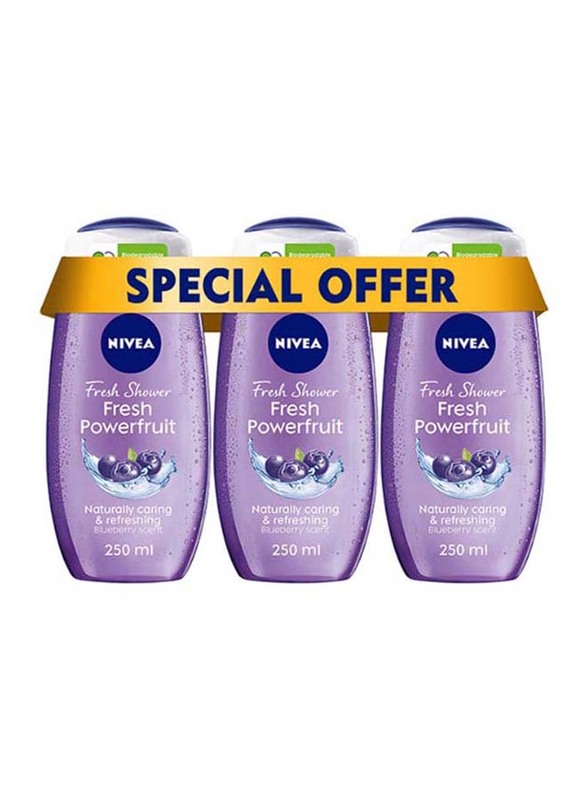 Nivea Fresh Powerfruit Shower Gel, 250ml