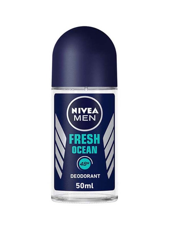 Nivea Fresh Ocean Deodorant Roll-On for Men, 50ml