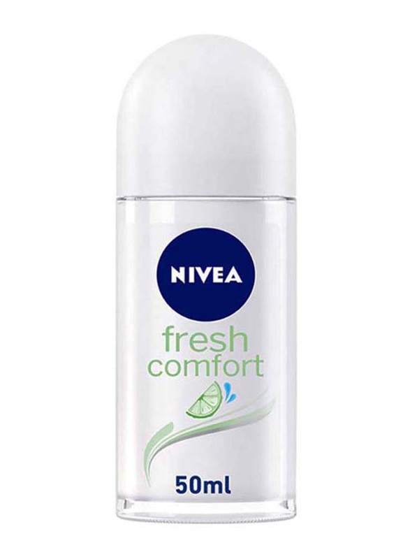 Nivea Fresh Comfort Antiperspirant Deodorant Roll-On for Women, 50ml