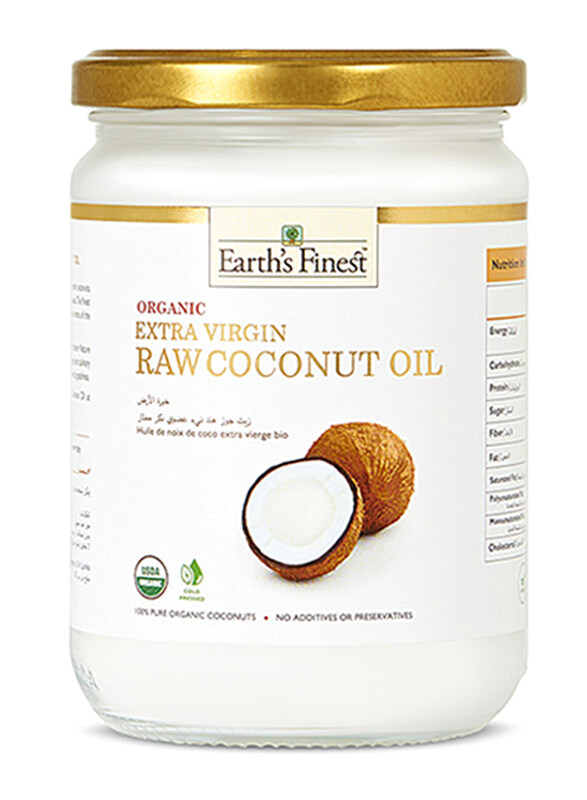 

Earth's Finest Extra-Virgin Cold-Pressed Raw Coconut Oil, 500ml