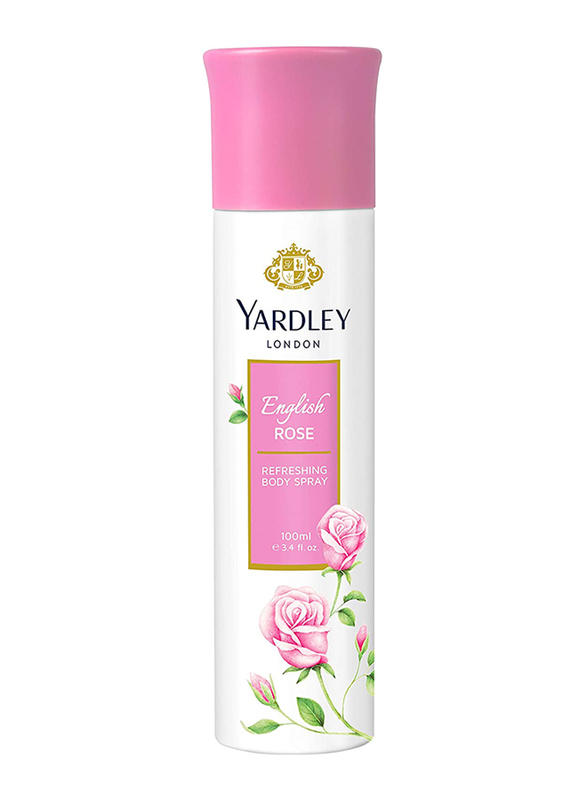 Yardley London English Rose Body Spray, 100ml