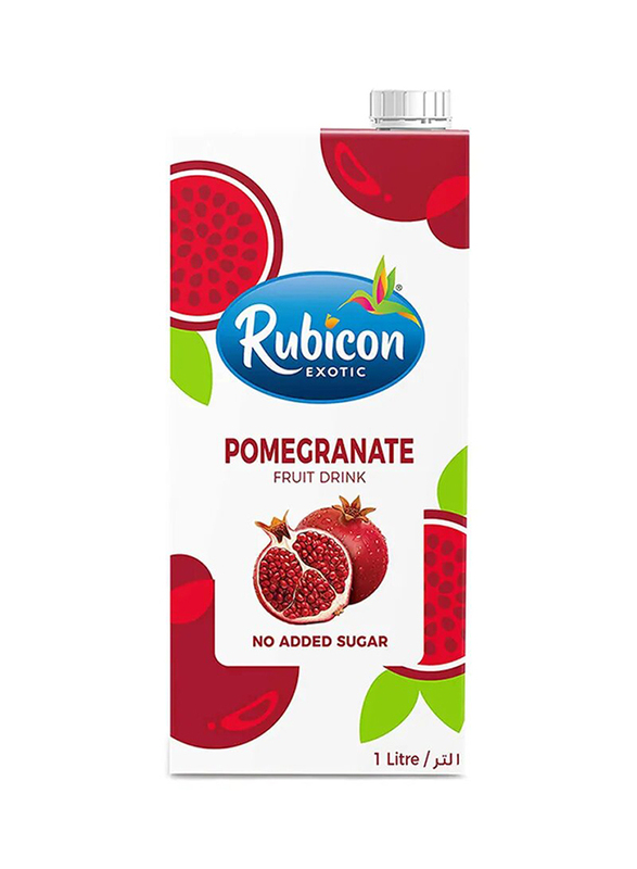 Rubicon No Added Sugar Pomegranate Fruit Drink, 2 Pieces x 1 Liter