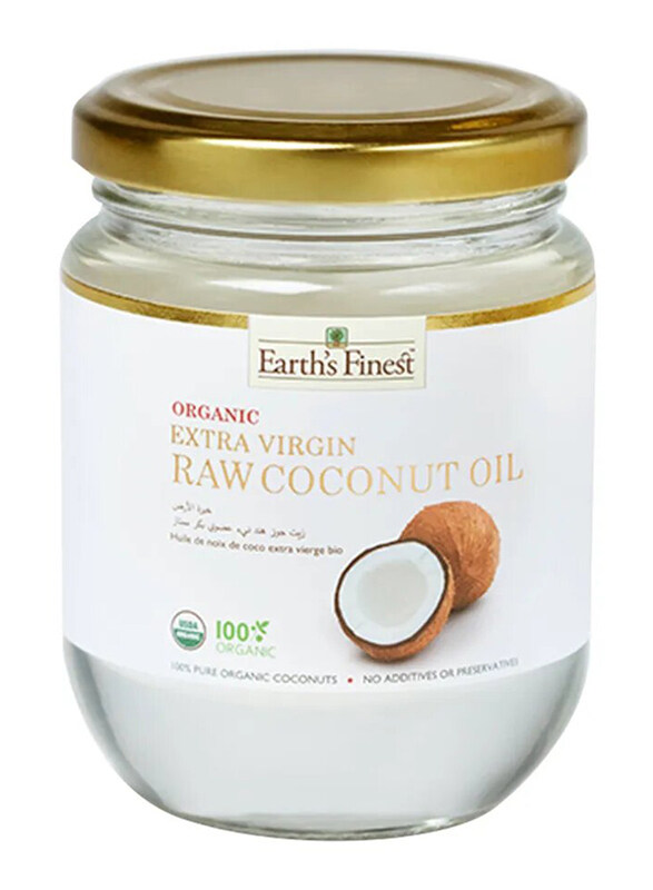 

Earth's Finest Organic Extra-Virgin Pressed Raw Coconut Oil, 200ml