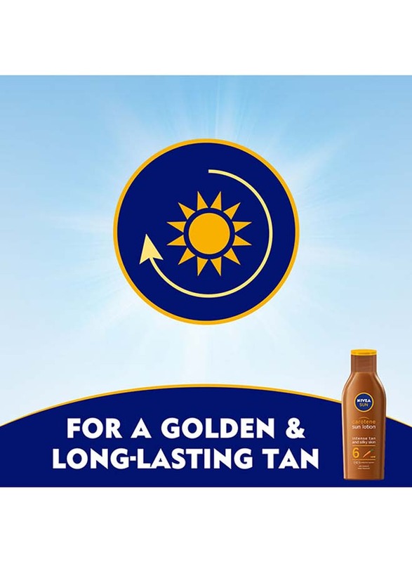 Nivea Carotene Sun Lotion SPF6, 200ml