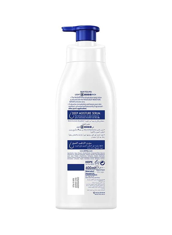 Nivea Aloe & Hydration Body Lotion, 400ml