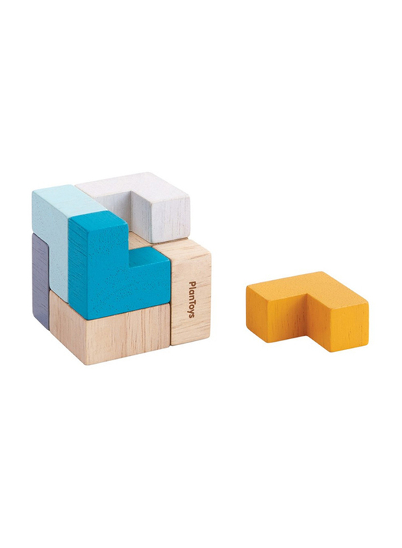 Plantoys 9-Piece Set L-shaped Cube 3D Puzzle