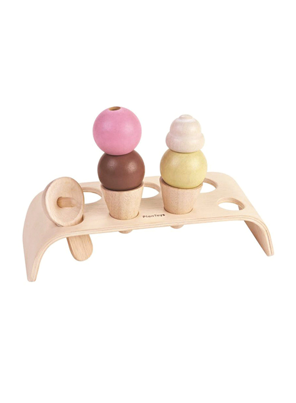 Plantoys Ice Cream Set, 8 Pieces, Ages 2+