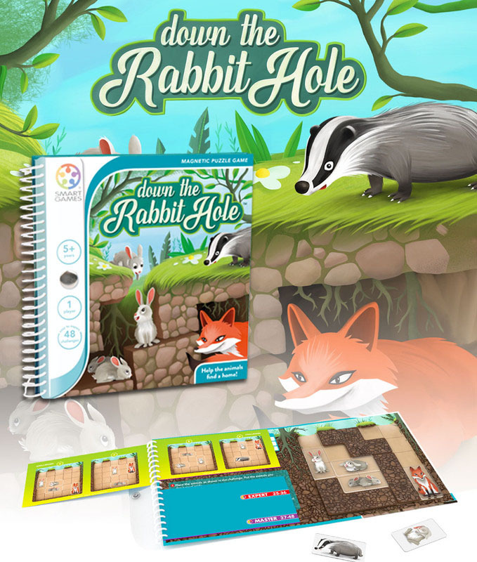 Smartgames Down The Rabbit Hole Board Game