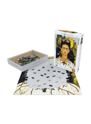 EuroGraphics 1000-Piece Set Self-Portrait W/Thorn Necklace & Hummingbird By Frida Kahlo Puzzle