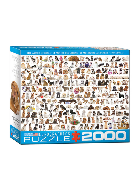 

EuroGraphics 2000-Piece Set The World of Dogs Puzzle
