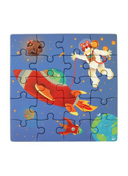 Scratch Europe 2 x 20-Piece Set Space Magnetic Book To Go Puzzle