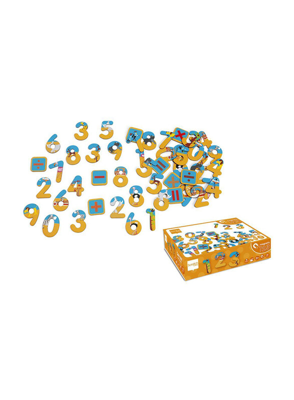 

Scratch Europe Magnetic Safari 123 Numbers, 60 Pieces, Ages 3+, Multicolour