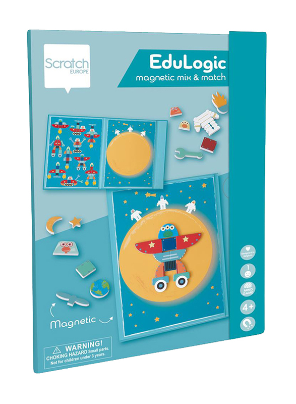 Scratch Europe Space Adventure Magnetic Mix & Match, Age 4+