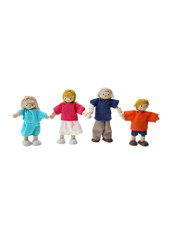 Plantoys Doll Family, 4 Pieces, Ages 3+