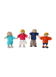 Plantoys Doll Family, 4 Pieces, Ages 3+