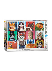 Eurographics 1000-Piece Cat Portraits by Lucia Heffernan Puzzle